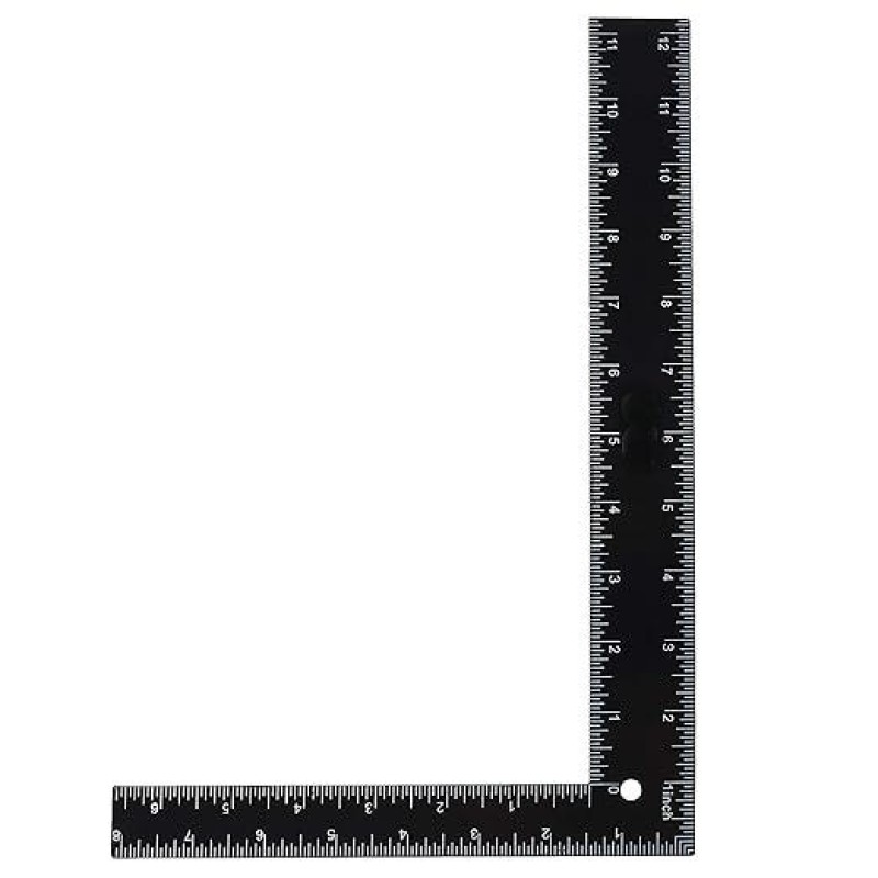 Carpenter Square, Framing Square, 8 inch x 12 inch, Right Angle Ruler, Framing Tools, L Shape Ruler, Metal Square Carpenter Square, Framing Square, 8 inch x 12 inch, Right Angle Ruler, Framing Tools, L Shape Ruler, Metal Square
